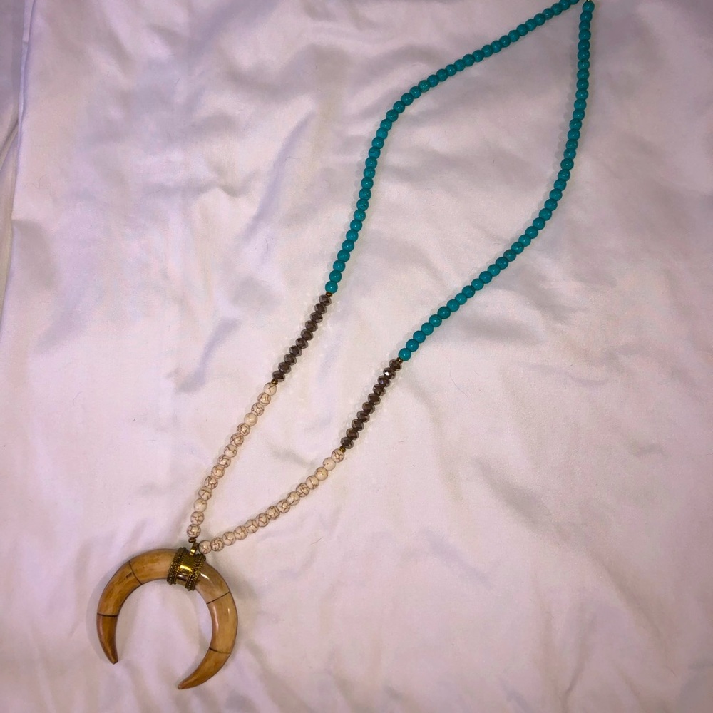 Necklace beaded long jewelry
